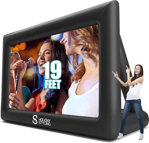 inflatable projector screen amazon|super cheap inflatable projector screen.